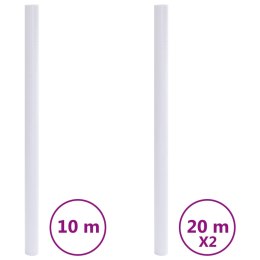 FOLIA OKIENNA MATOWA PRZEZROCZYSTA SZARA PVC