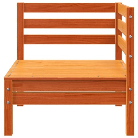 OGRODOWA SOFA 2-OSOBOWA Z PODNÓŻKIEM WOSKOWY BRĄZ LITA SOSNA