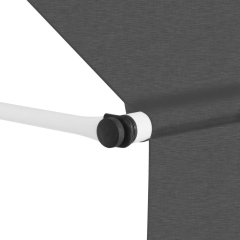 MARKIZA ZWIJANA RĘCZNIE 150CM ANTRACYTOWA