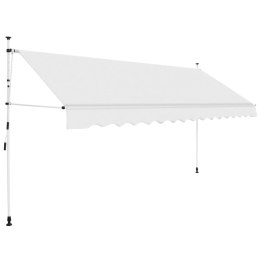 MARKIZA ZWIJANA RĘCZNIE 400CM KREMOWA