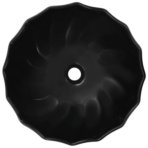 UMYWALKA 46X 17CM CERAMICZNA CZARNA