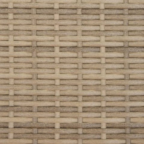 2-OS. SOFA OGRODOWA Z ZADASZENIEM I STOŁKAMI BEŻOWA RATTAN PE
