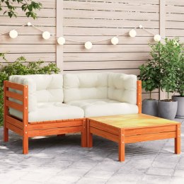 SOFA OGRODOWA Z PODUSZKAMI I PODNÓŻKIEM, 2-OSOBOWA