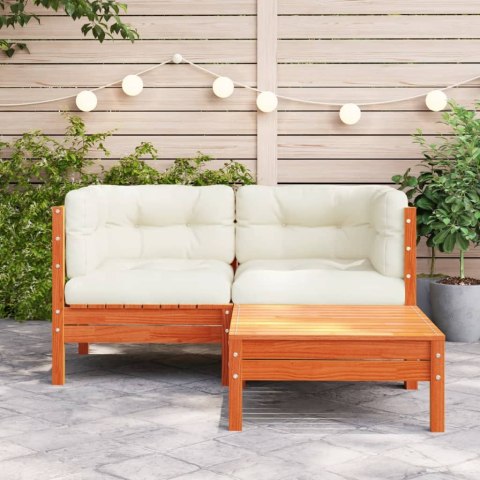 SOFA OGRODOWA Z PODUSZKAMI I PODNÓŻKIEM, 2-OSOBOWA