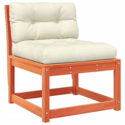 5-CZ. ZESTAW MEBLI OGRODOWYCH Z PODUSZKAMI WOSKOWY BRĄZ SOSNA