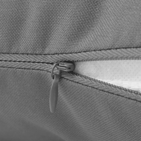 PODUSZKI NA ZEWNĄTRZ 2 SZTUKI 60X40CM KOLOR SZARY