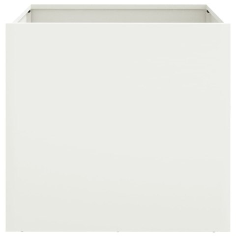 DONICA BIAŁA 42X40X39CM STAL WALCOWANA NA ZIMNO