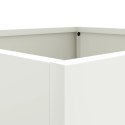 DONICA BIAŁA 42X40X39CM STAL WALCOWANA NA ZIMNO