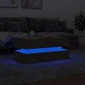STOLIK KAWOWY Z OŚWIETLENIEM LED DĄB SONOMA 90X50X40CM