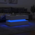 STOLIK KAWOWY Z OŚWIETLENIEM LED BIAŁY 90X50X40CM
