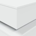 STOLIK KAWOWY Z OŚWIETLENIEM LED BIAŁY 90X50X40CM