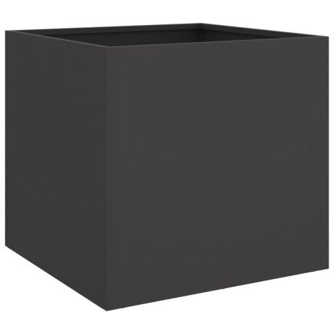 DONICA CZARNA 42X40X39CM STAL WALCOWANA NA ZIMNO