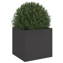 DONICA CZARNA 42X40X39CM STAL WALCOWANA NA ZIMNO