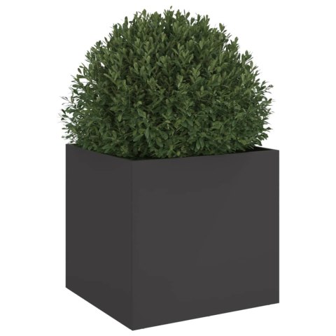 DONICA CZARNA 42X40X39CM STAL WALCOWANA NA ZIMNO