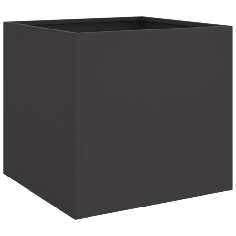 DONICA CZARNA 42X40X39CM STAL WALCOWANA NA ZIMNO