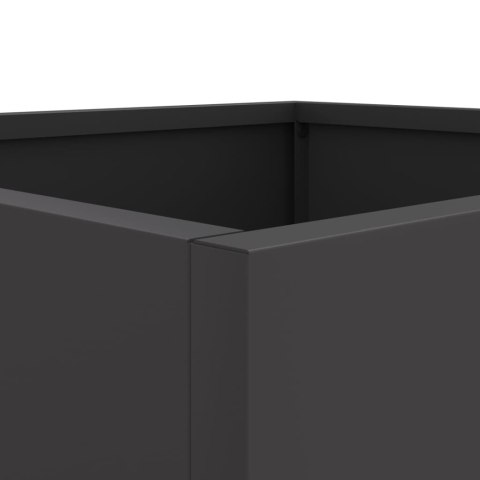 DONICA CZARNA 42X40X39CM STAL WALCOWANA NA ZIMNO