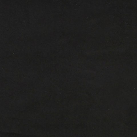 RAMA ŁÓŻKA Z ZAGŁÓWKIEM, DOVER, CZARNA 90X190CM AKSAMITNA