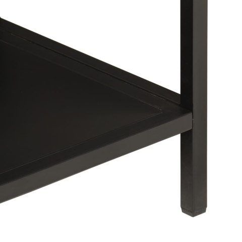 WIESZAK NA PŁASZCZE 90X35X180CM LITE DREWNO MANGO I ŻELAZO