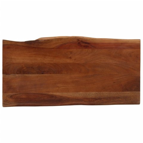 STOLIK KAWOWY MIODOWY BRĄZ 110X55X40CM LITE DREWNO AKACJOWE