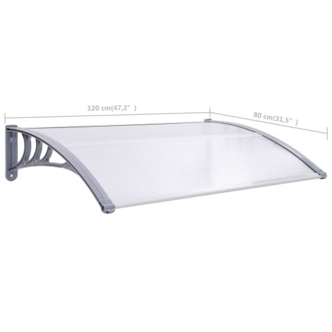 DASZEK NAD DRZWI ZADASZENIE 120X80 PC