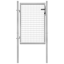 FURTKA OGRODOWA GALWANIZOWANA STAL 105X150 SREBRNA