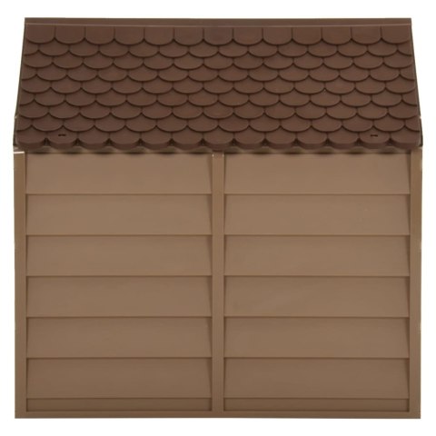 BUDA DLA PSA BRĄZOWA 71X 71,5X 68CM PP