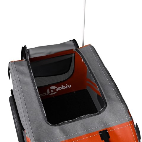 PRZYCZEPKA ROWEROWA DLA ZWIERZĄT PSA KOTA TKANINA OXFORD I ŻELAZO