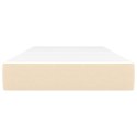 MATERAC KIESZENIOWY KREMOWY 120X190X20CM TKANINA
