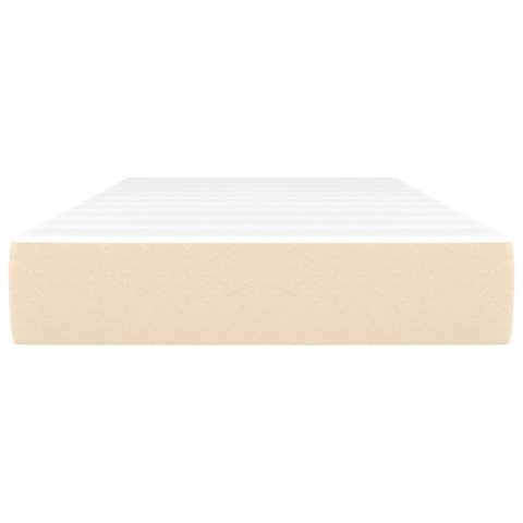 MATERAC KIESZENIOWY KREMOWY 120X190X20CM TKANINA