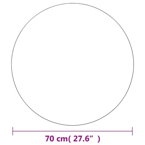 LUSTRA ŚCIENNE 2 SZT. 70CM OKRĄGŁE SZKLANE