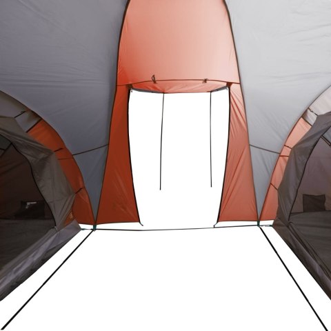 NAMIOT 6-OS. SZARO-POMARAŃCZOWY 576X238X193CM TAFTA 185T