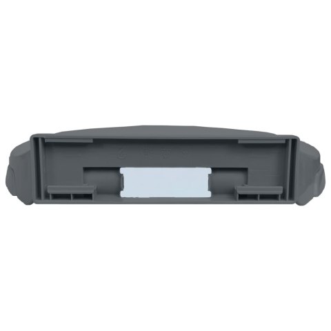 CICHO ZAMYKANA DESKA SEDESOWA SZARA OWALNA