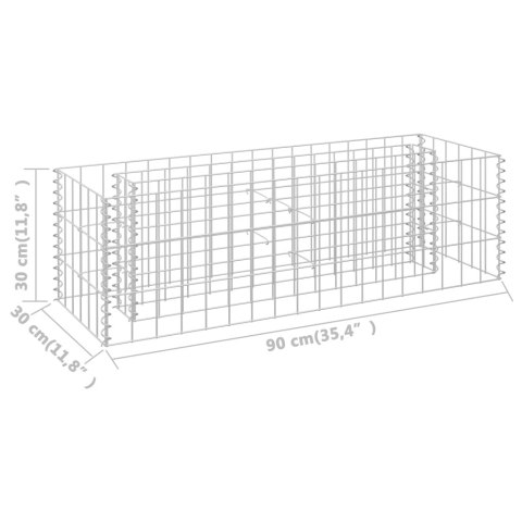 DONICA GABIONOWA GABION 90X30X30CM
