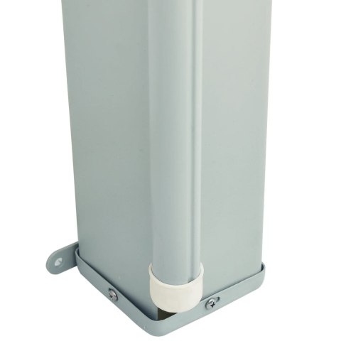 WYSUWANA MARKIZA BOCZNA NA TARAS 180X 600CM SZARA