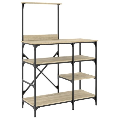 REGAŁ KUCHENNY DĄB SONOMA 90X40X132CM