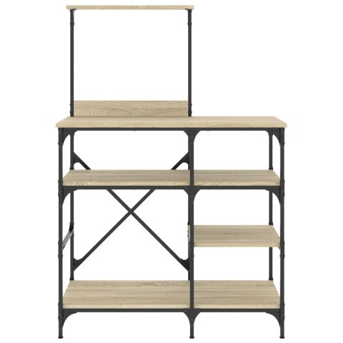 REGAŁ KUCHENNY DĄB SONOMA 90X40X132CM