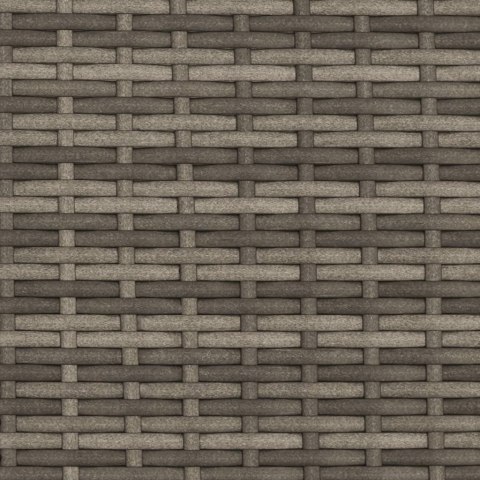 LEŻANKA Z ZADASZENIEM I PODUSZKAMI SZARA, POLIRATTAN