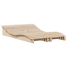 LEŻAKI 2 SZT. 205X60X31,5CM LITE DREWNO SOSNOWE
