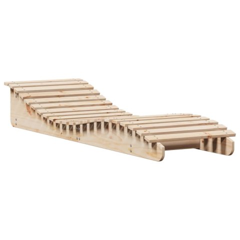 LEŻAKI 2 SZT. 205X60X31,5CM LITE DREWNO SOSNOWE