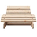 LEŻAKI 2 SZT. 205X60X31,5CM LITE DREWNO SOSNOWE