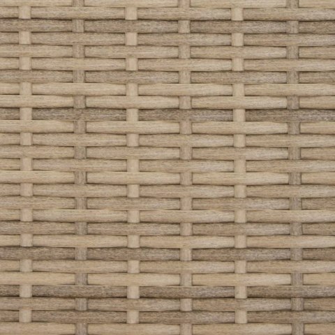 LEŻANKA Z PODUSZKAMI BEŻOWA RATTAN PE