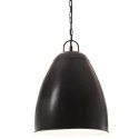 INDUSTRIALNA LAMPA WISZĄCA 25 W CZARNA OKRĄGŁA 32CM E27