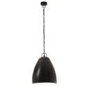 INDUSTRIALNA LAMPA WISZĄCA 25 W CZARNA OKRĄGŁA 32CM E27