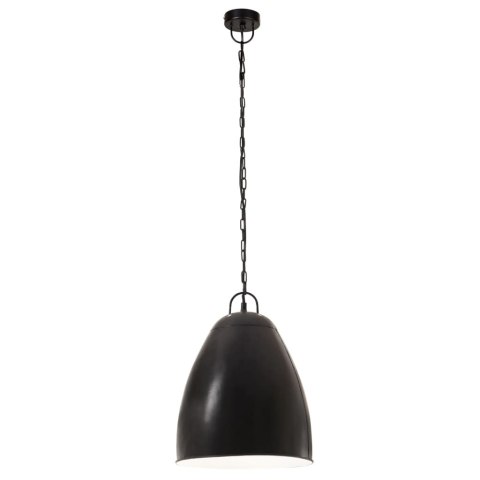 INDUSTRIALNA LAMPA WISZĄCA 25 W CZARNA OKRĄGŁA 32CM E27