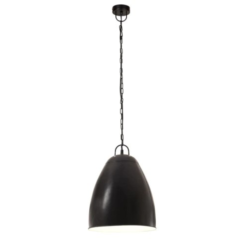 INDUSTRIALNA LAMPA WISZĄCA 25 W CZARNA OKRĄGŁA 32CM E27