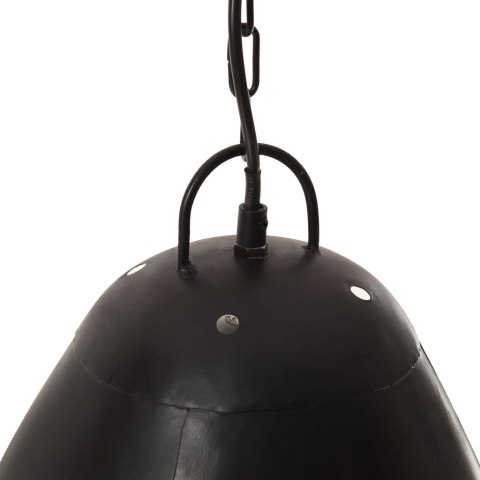 INDUSTRIALNA LAMPA WISZĄCA 25 W CZARNA OKRĄGŁA 32CM E27