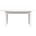 STOLIK KAWOWY BIAŁY 80X40X35CM LITE DREWNO SOSNOWE