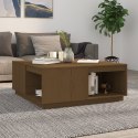 STOLIK KAWOWY MIODOWY BRĄZ 100X101X40,5CM LITE DREWNO SOSNOWE
