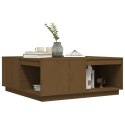 STOLIK KAWOWY MIODOWY BRĄZ 100X101X40,5CM LITE DREWNO SOSNOWE