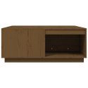 STOLIK KAWOWY MIODOWY BRĄZ 100X101X40,5CM LITE DREWNO SOSNOWE